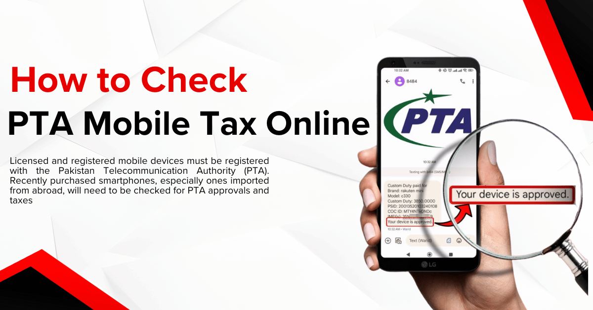 PTA Mobile Tax Online