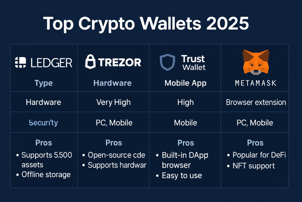Top Crypto Wallets for Secure Trading