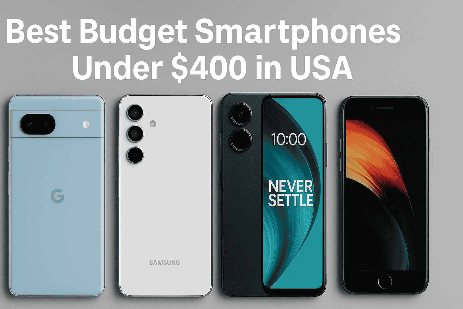 Best Budget Smartphones Under $400 in the USA