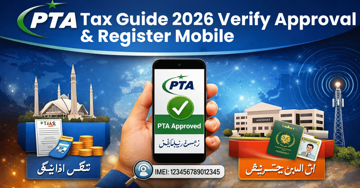 Check PTA Tax Guide 2026: Verify Approval, and Register Mobile 1 Tax Guide 2026: Verify Approval & Register Mobile